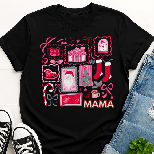 Mama Christmas Icons T-shirt
