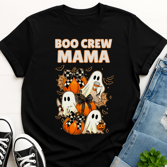 Boo Crew Mama Halloween T-shirt