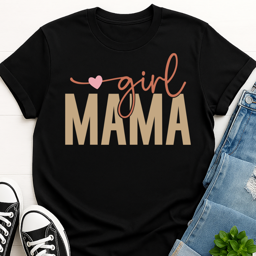 Girl Mama T-shirt - Mom Tee
