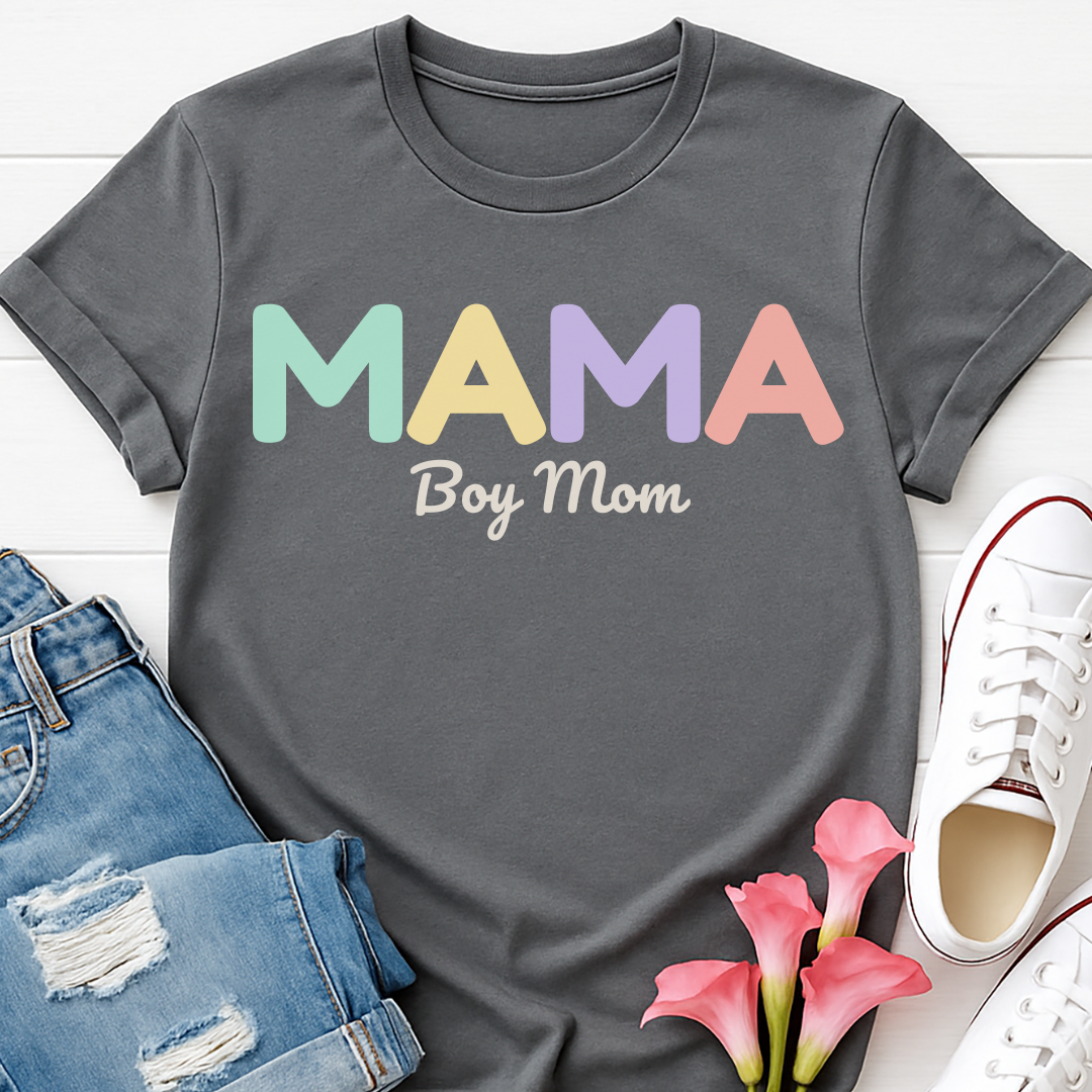 Mama Boy Mom T-shirt