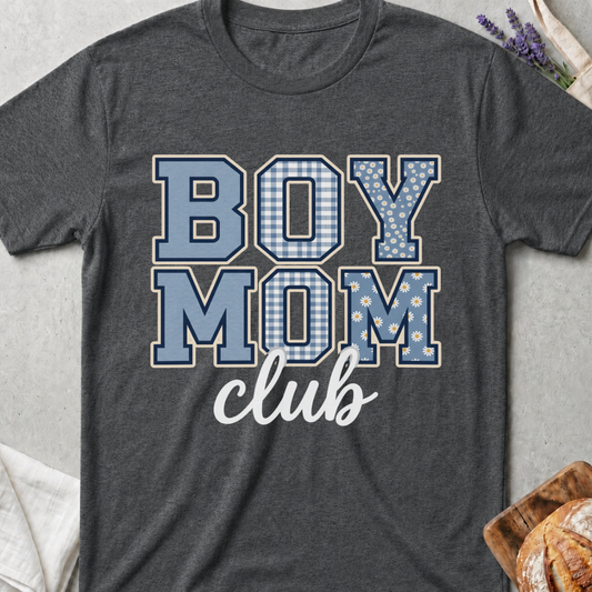 Boy Mom Club Varsity T-shirt