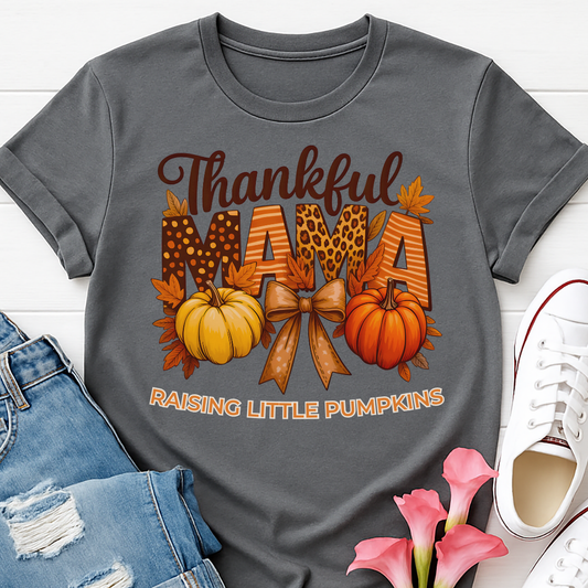 Thankful Mama Raising Little Pumpkins T-shirt