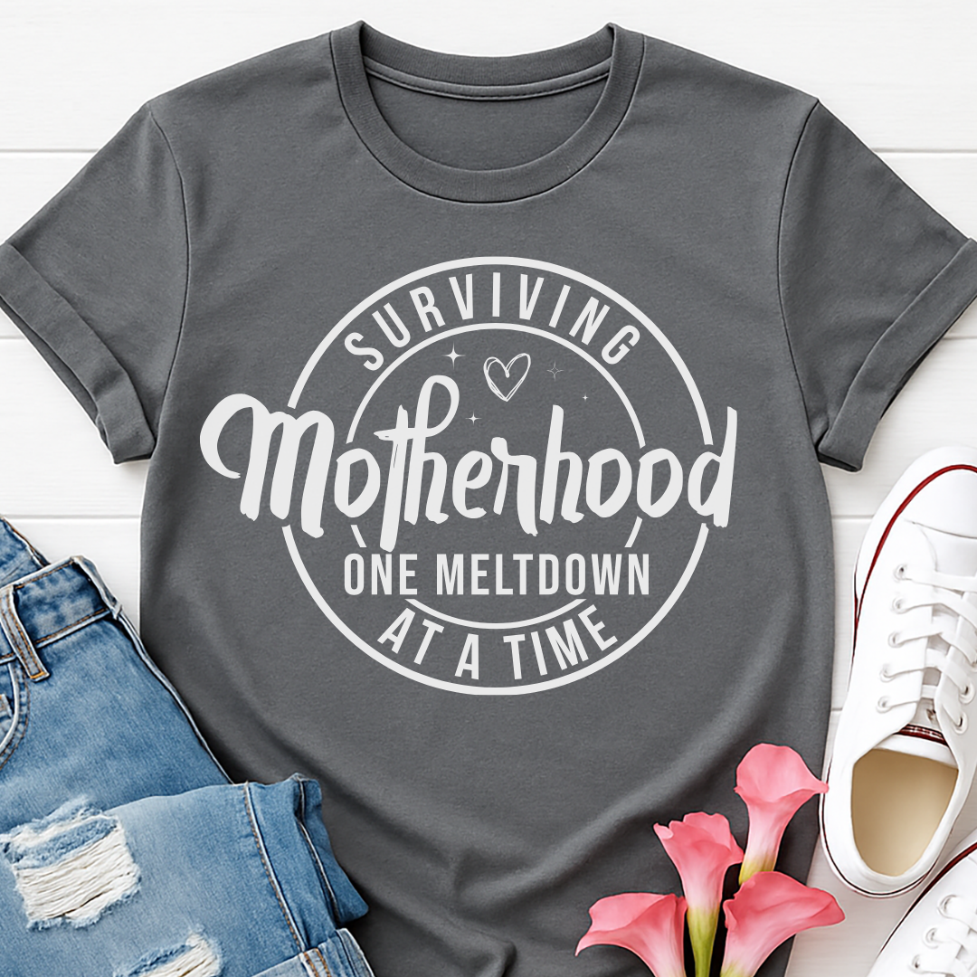 Surviving Motherhood T-shirt - Funny Mom Life Tee