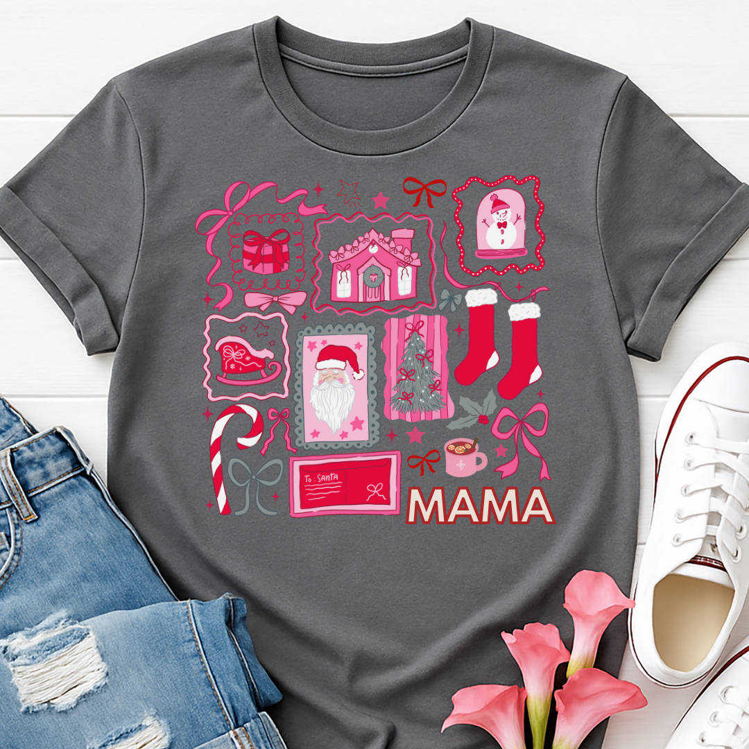 Mama Christmas Icons T-shirt