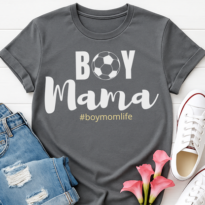 Boy Mama Soccer T-shirt