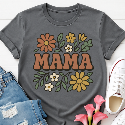 Groovy Floral Mama T-shirt