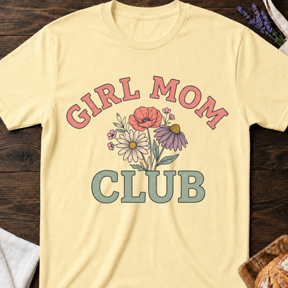 Girl Mom Flowers T-Shirt