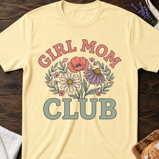 Girl Mom Club Wildflowers Shirt