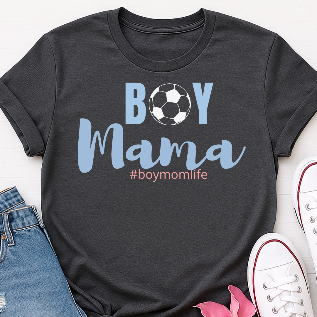 Boy Mama Soccer T-shirt