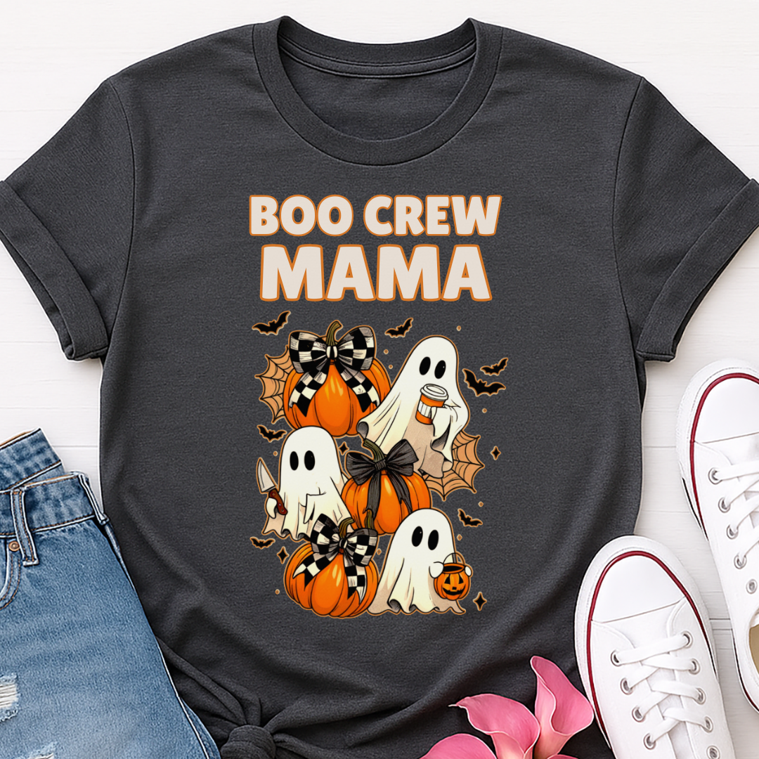 Boo Crew Mama Halloween T-shirt