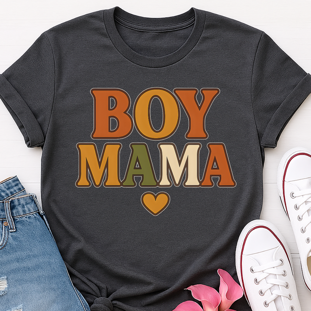 Boy Mama Retro T-shirt