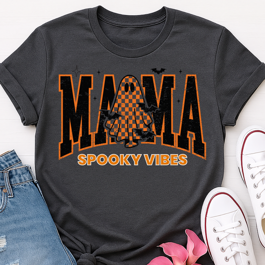 Mama Spooky Vibes Halloween T-shirt