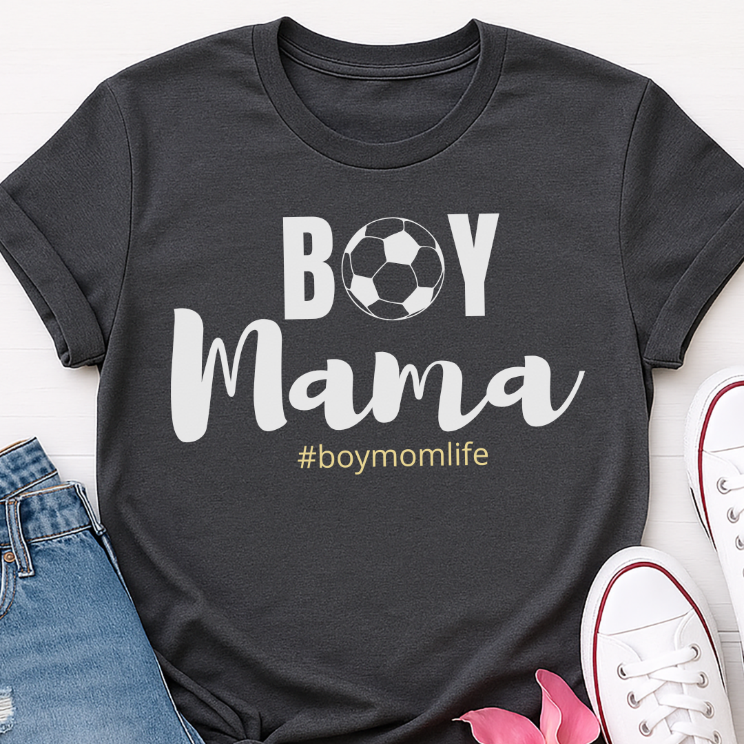 Boy Mama Soccer T-shirt