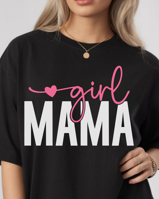 Girl Mama T-shirt - Girl Mom Shirt