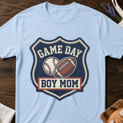 Game Day Boy Mom T-shirt | Sports Mom Graphic Tee