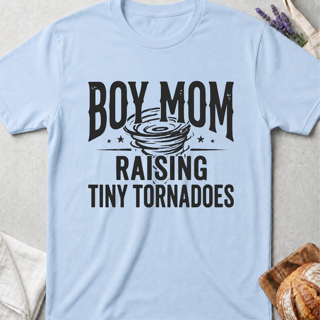 Boy Mom Shirt | Raising Tiny Tornadoes