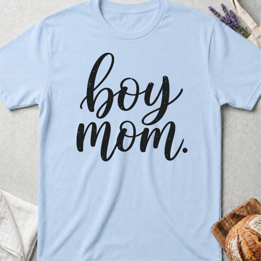 Minimalist Boy Mom T-Shirt