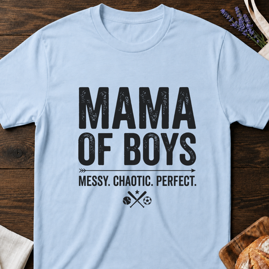Mama of Boys Messy Shirt | Messy Chaotic Motherhood Tee