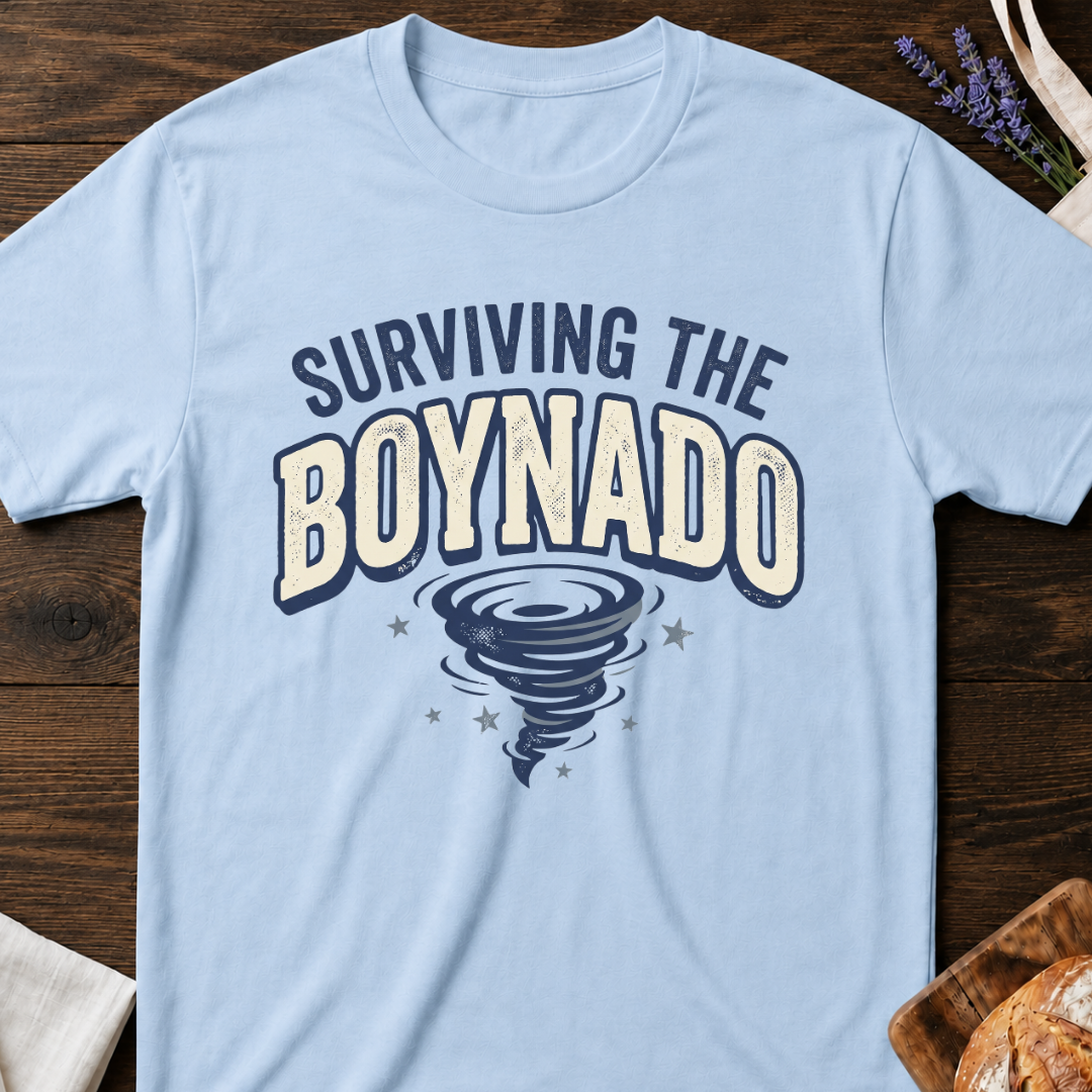 Surviving the Boynado T-Shirt - Funny Mama Tee