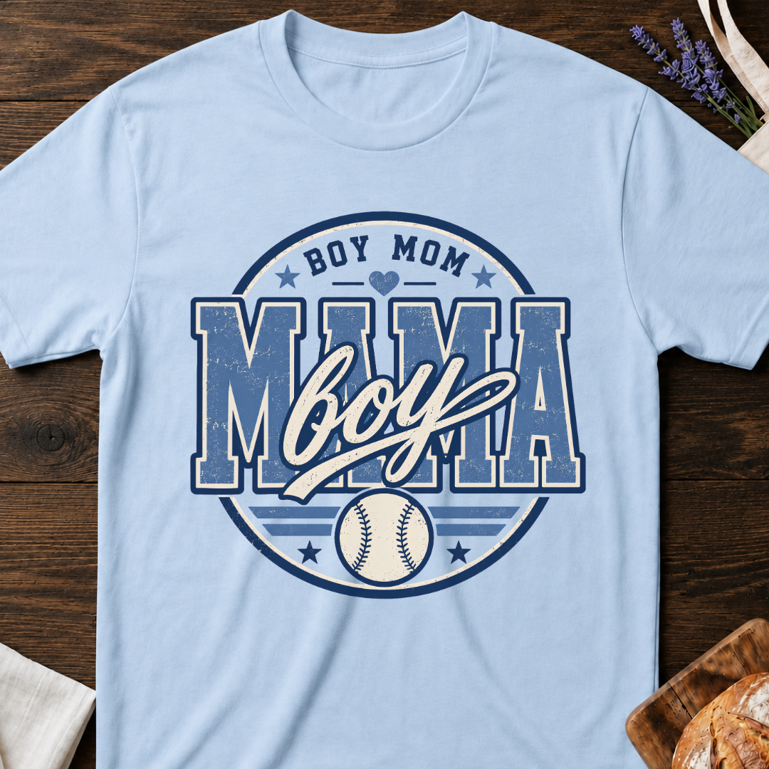 Boy Mom Baseball T-Shirt