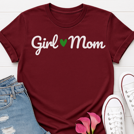 Girl Mom Christmas T-shirt