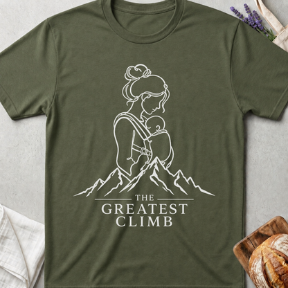 The Greatest Climb Shirt – Adventure Mom Tee | Minimal Motherhood Shirt