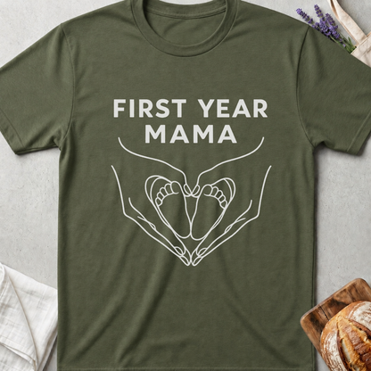 First Year Mama T-Shirt | First Time Mom Tee