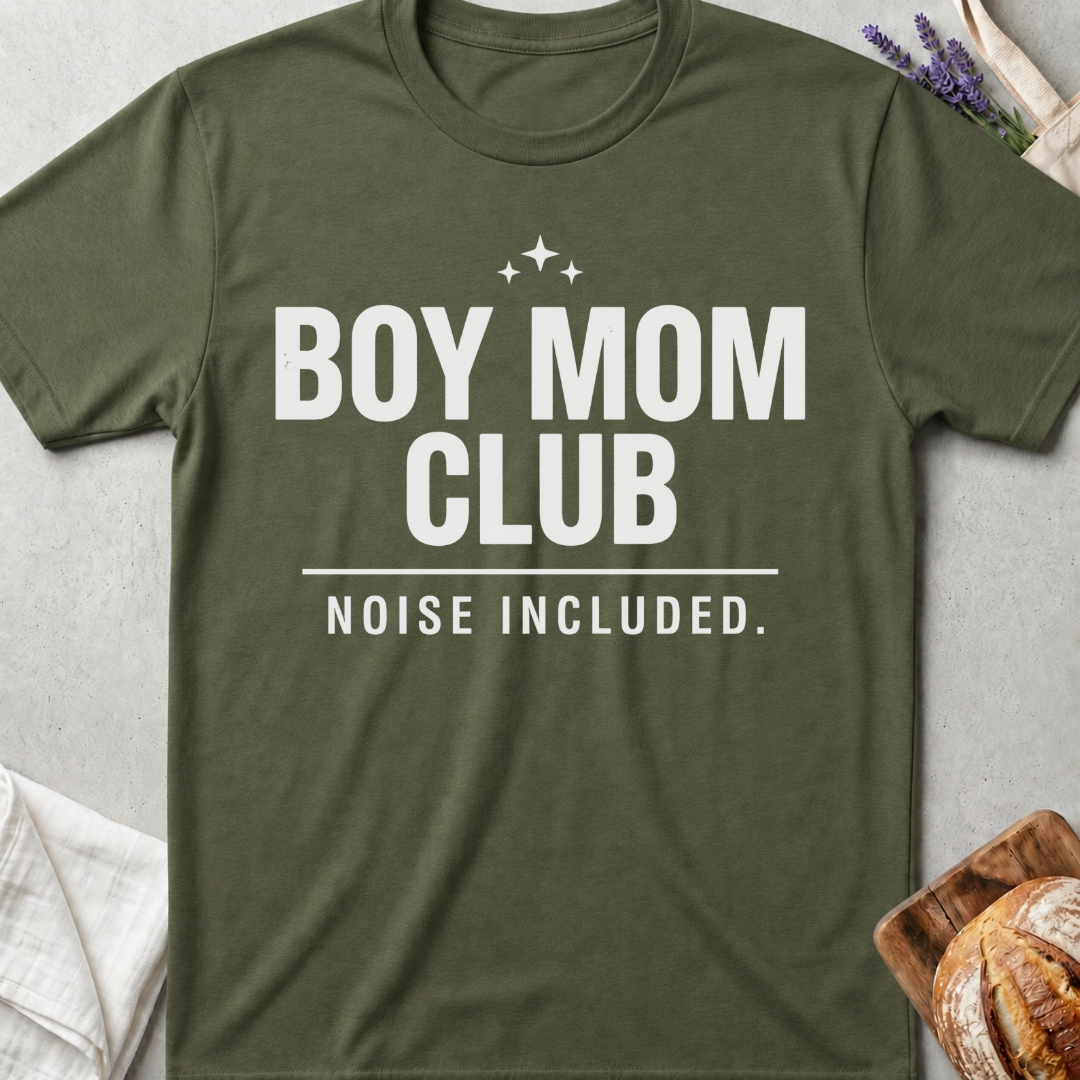 Boy Mom Club T-Shirt | Noise Included
