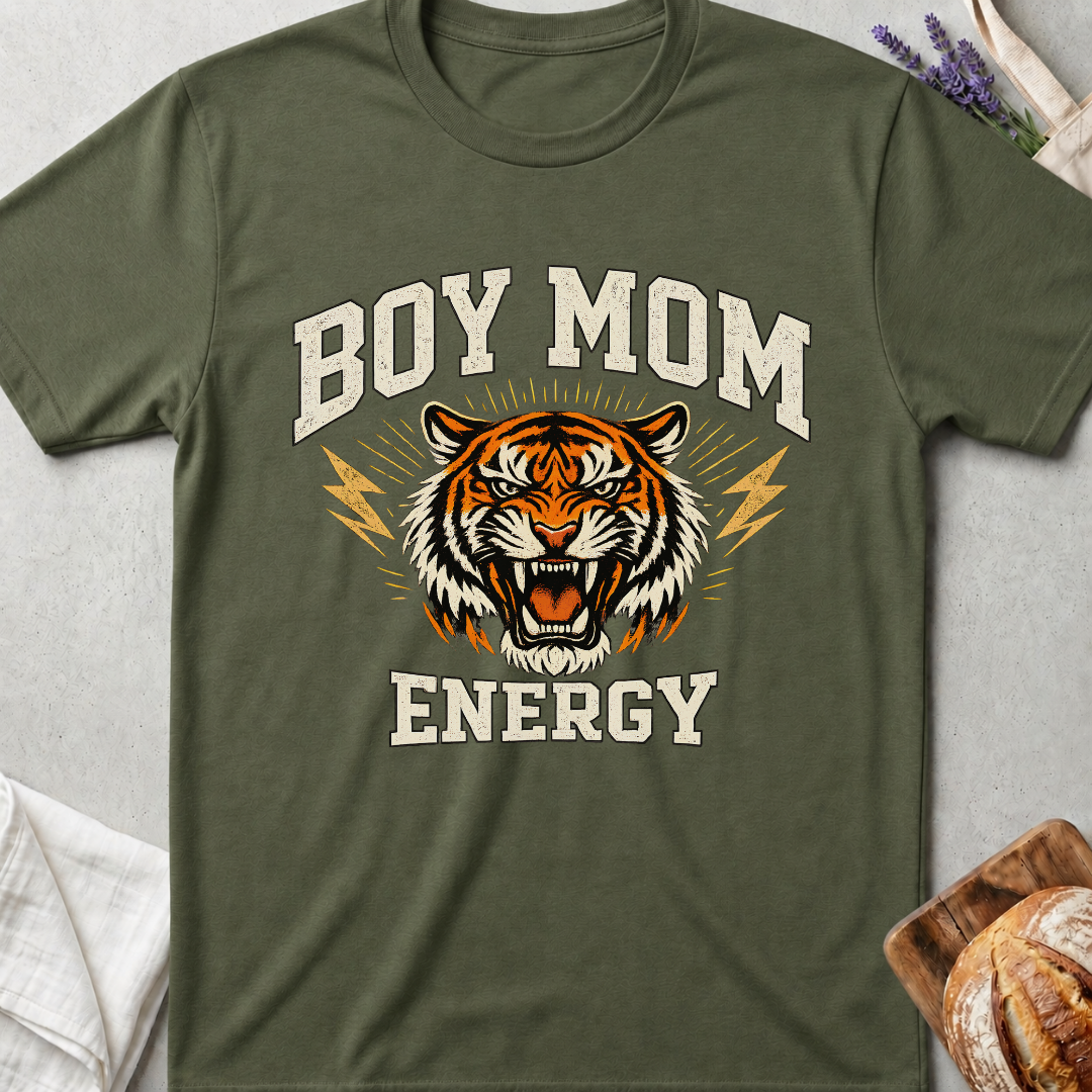 Boy Mom Energy Shirt | Tiger Mom Tee