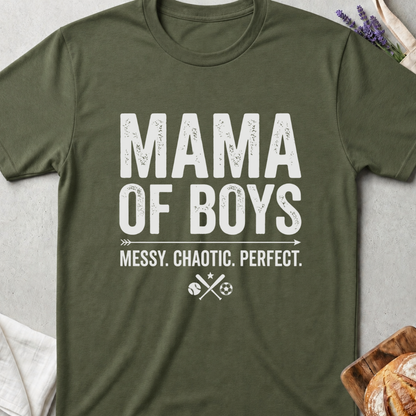 Mama of Boys Messy T-Shirt