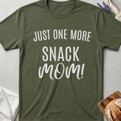Just One More Snack Mom Shirt – Funny Mom Life Tee
