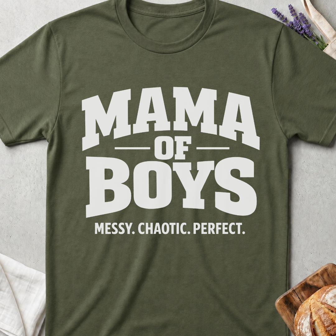 Mama of Boys Shirt | Messy Chaotic Perfect T-Shirt