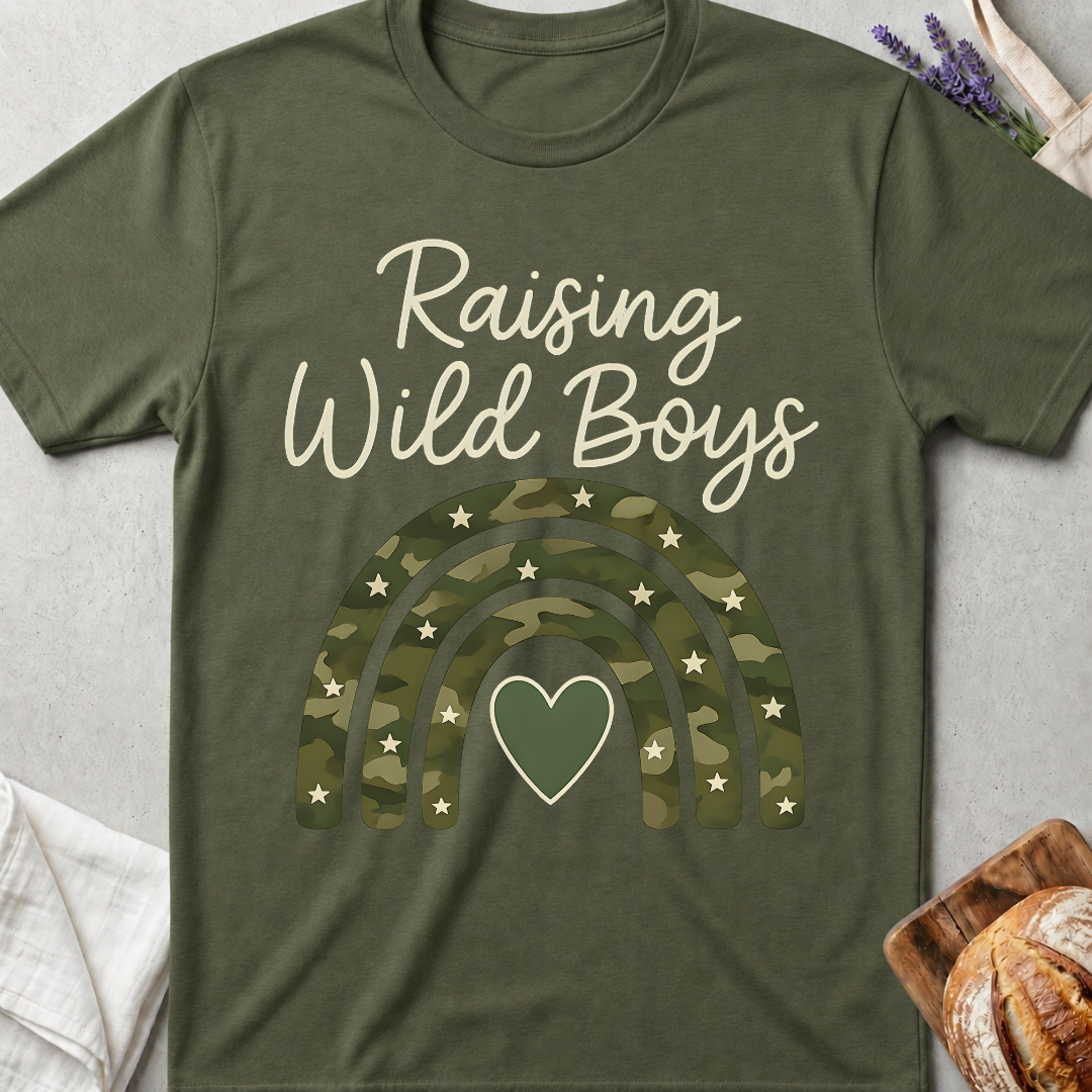 Raising Wild Boys T-shirt - Boy Mama Shirt