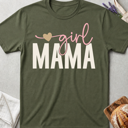 Girl Mama T-shirt - Cute Girl Mom Shirt - Motherhood Gift for Moms