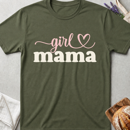Girl Mama T-shirt - Cute Mom Shirt for Girl Moms - Motherhood Gift