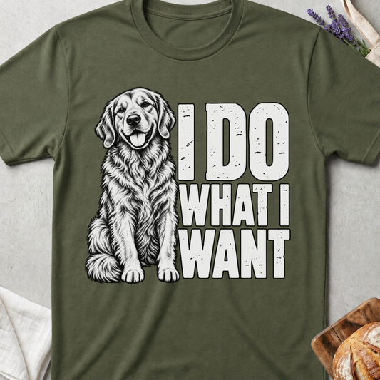 Golden Retriever Attitude T‑Shirt