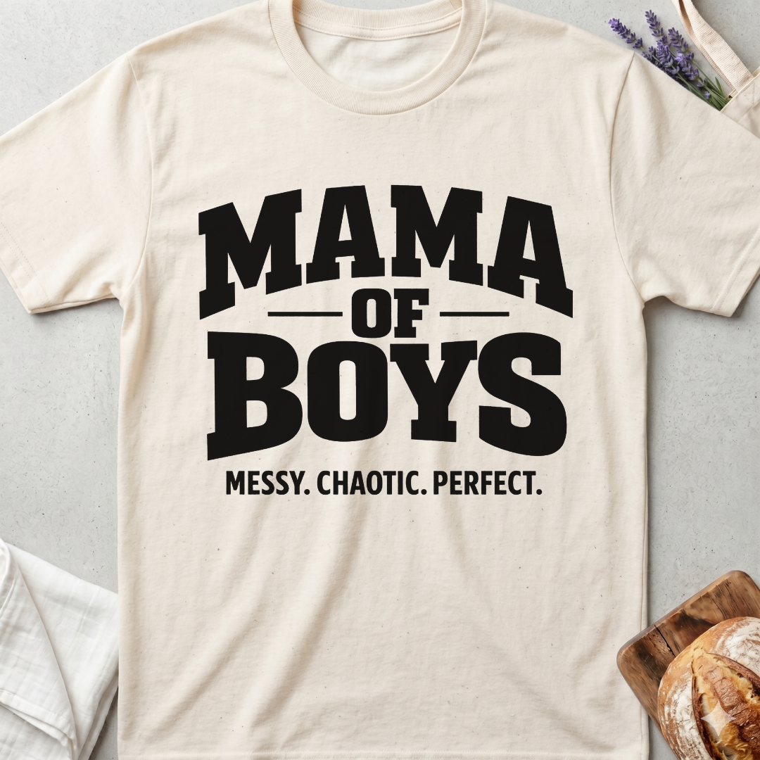 Mama of Boys Shirt | Messy Chaotic Perfect T-Shirt