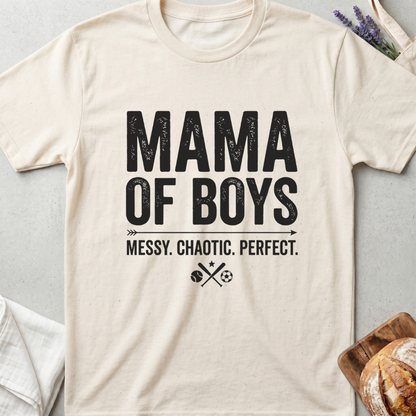 Mama of Boys Messy Shirt | Messy Chaotic Perfect Motherhood Tee