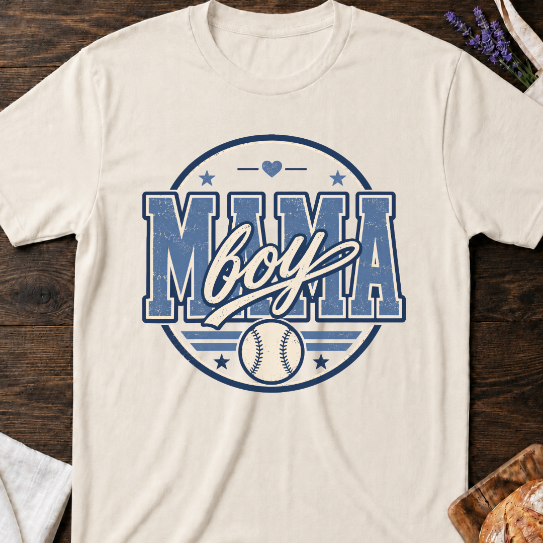 Mama Boy Baseball T-Shirt