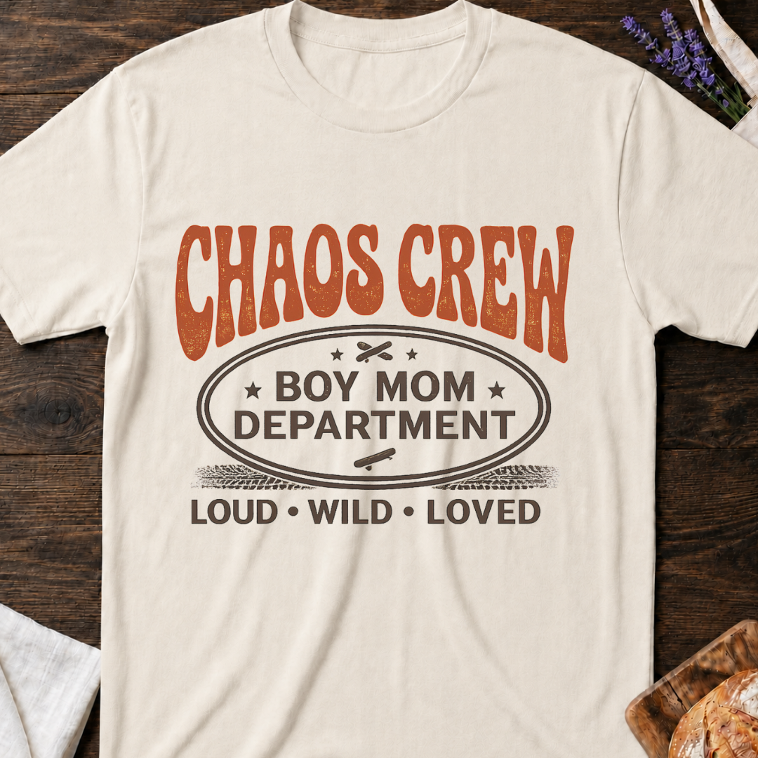 Chaos Crew Boy Mom T-Shirt