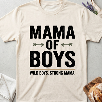 Mama of Boys Shirt | Wild Boys Strong Mama T-shirt