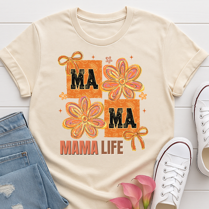 Mama Life Floral T-shirt