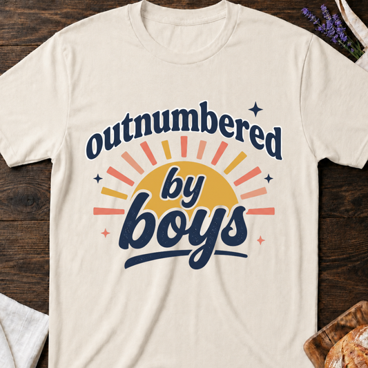Outnumbered by Boys Tee