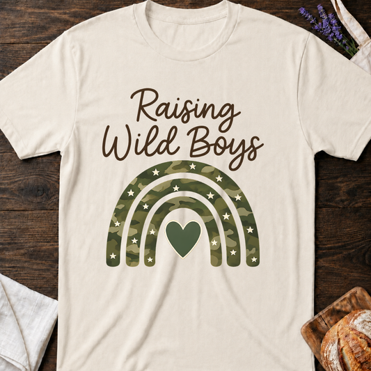 Raising Wild Boys T-shirt - Boy Mama Shirt