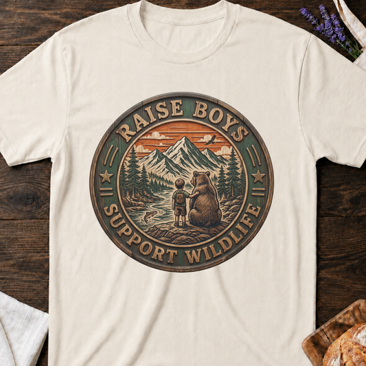 Raise Boys Support Wildlife Tee