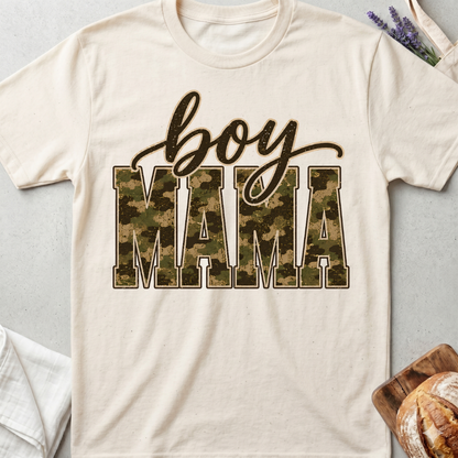 Camouflage Boy Mama Shirt