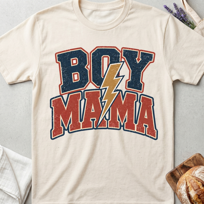 Retro Boy Mama T-Shirt