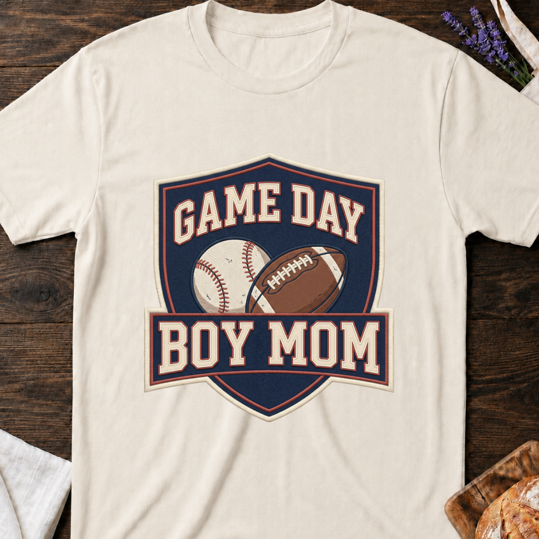 Game Day Boy Mom T-Shirt