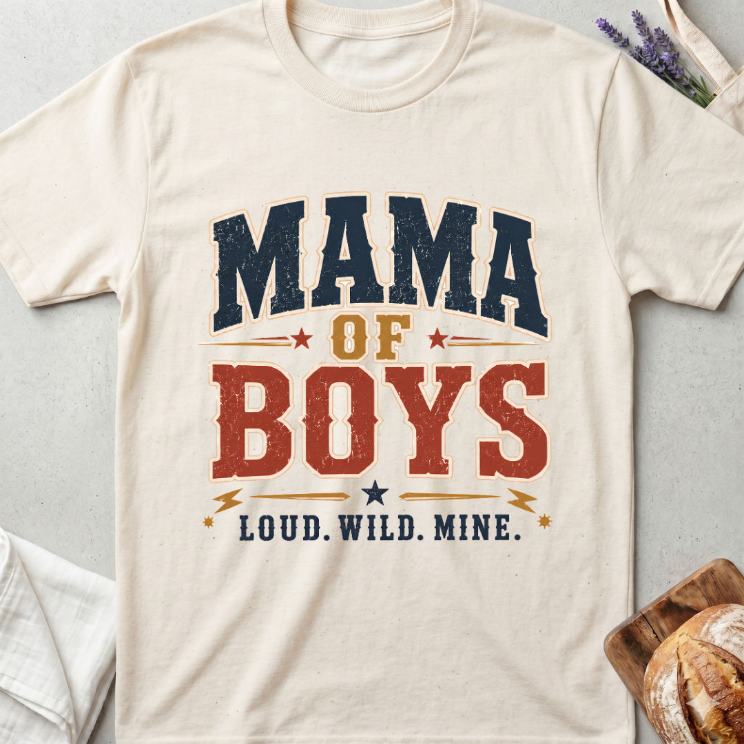 Mama of Boys Shirt | Loud Wild Mine T-shirt