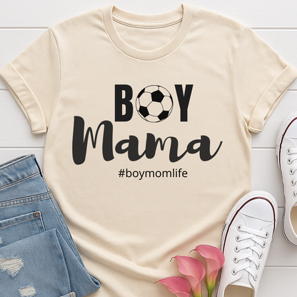 Boy Mama Soccer T-shirt